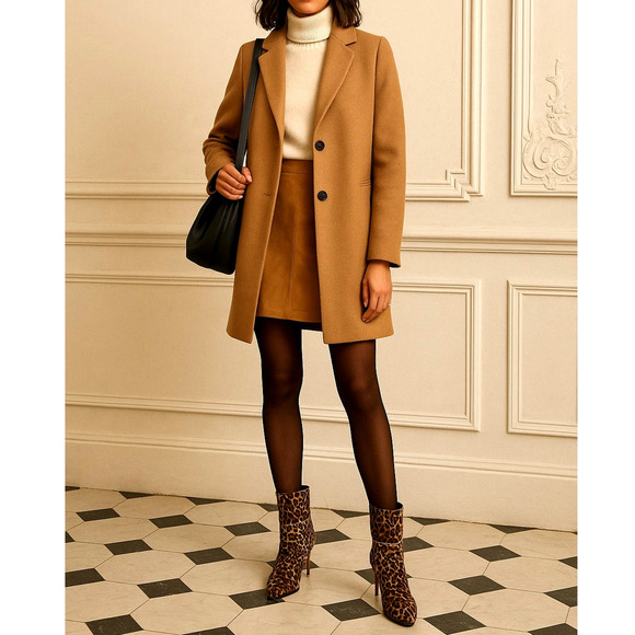 Jimmy Choo 8.5 Calf Hair ALANIS Platform Ankle Boots Leopard Print Stiletto Heel - Picture 3 of 9